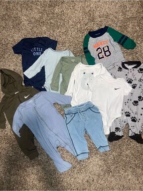 Mixed Baby Boy Clothing Bundle 3 months Nike Carters